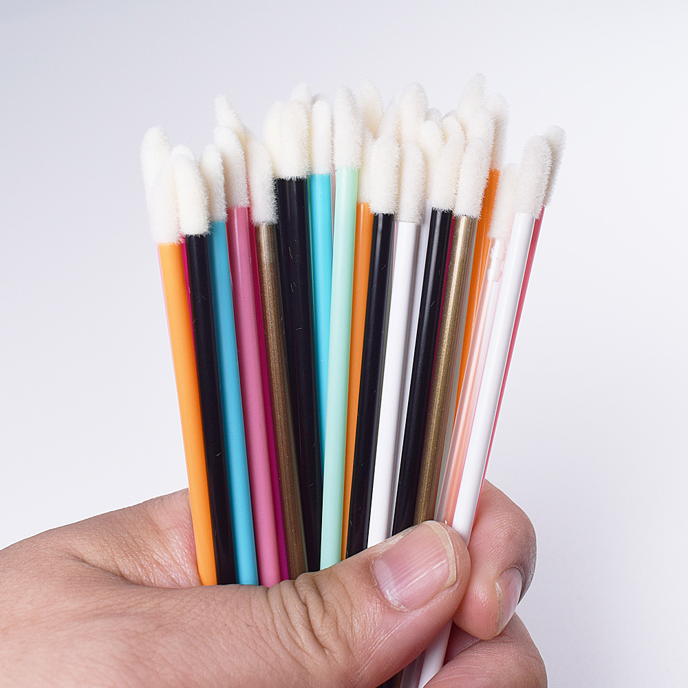 Micro Brush Applicator - 50Pcs Disposable Lip Brush Eyelash Makeups