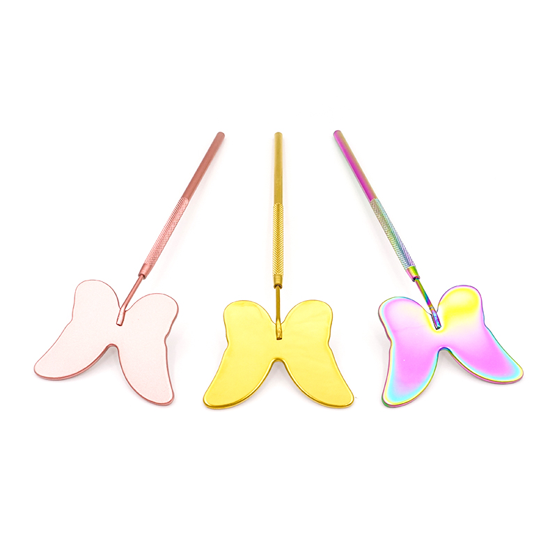 Eyelash Extension Guide - 1Pc Butterfly Shape Eyelash Mirror Magnifying