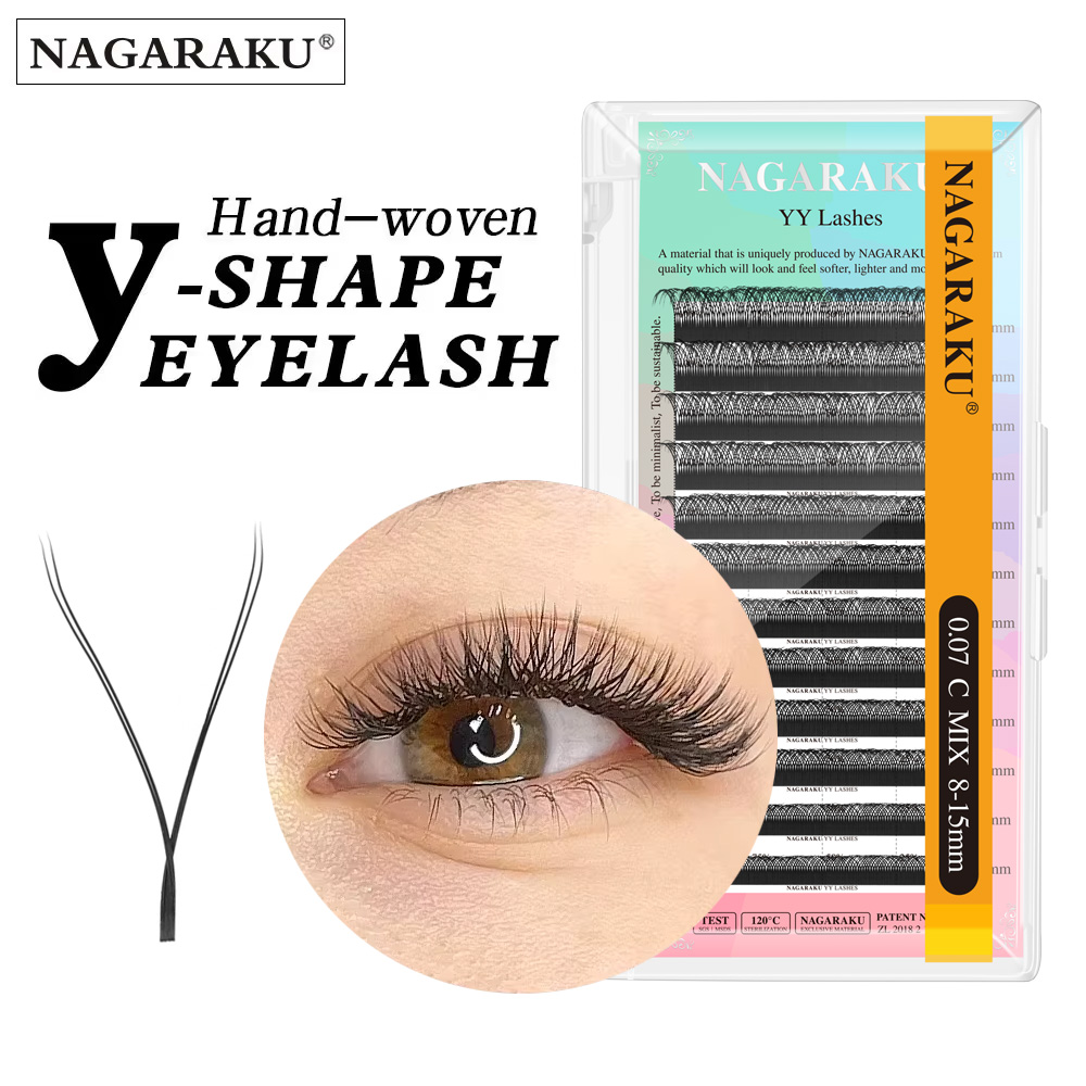 Eyelash Extension Yelix - NAGARAKU YY Shape Hand Woven Premium