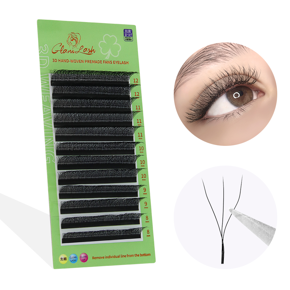 Eyelash Extension Yelix - GLAMLASH W Shape Eyelash Extensions 3D4D5D
