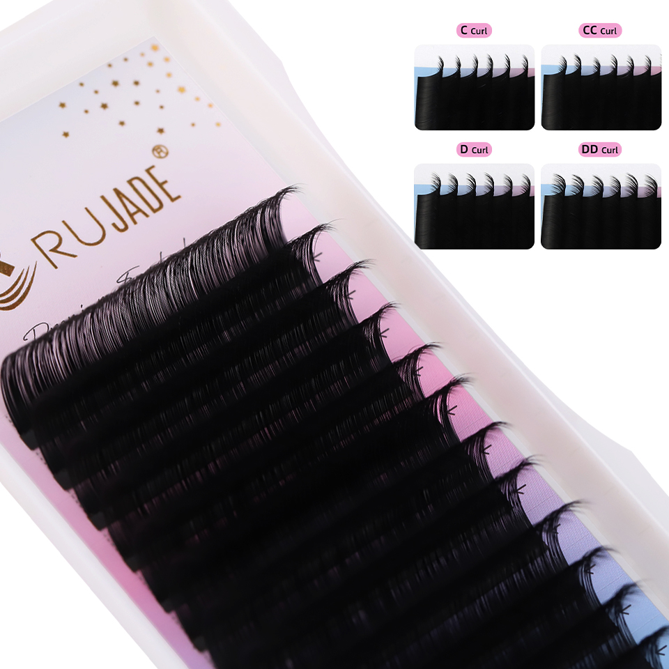 Eyelash Extension Korea Natural - Lashrujade Individual Eyelashes Extensions Classic Lashes