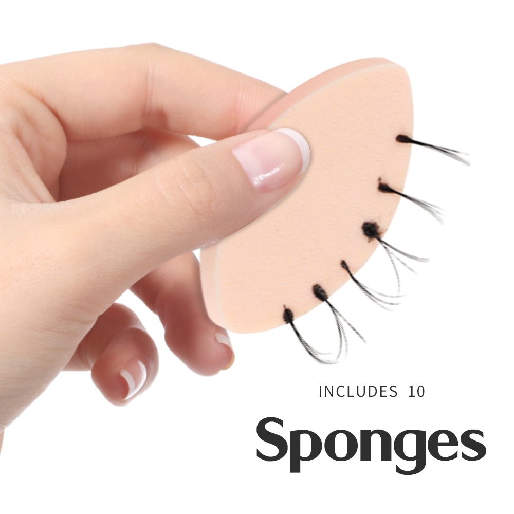 100pcs Soft Sponge False Eyela - Eyelash Extension Guide recension och pris