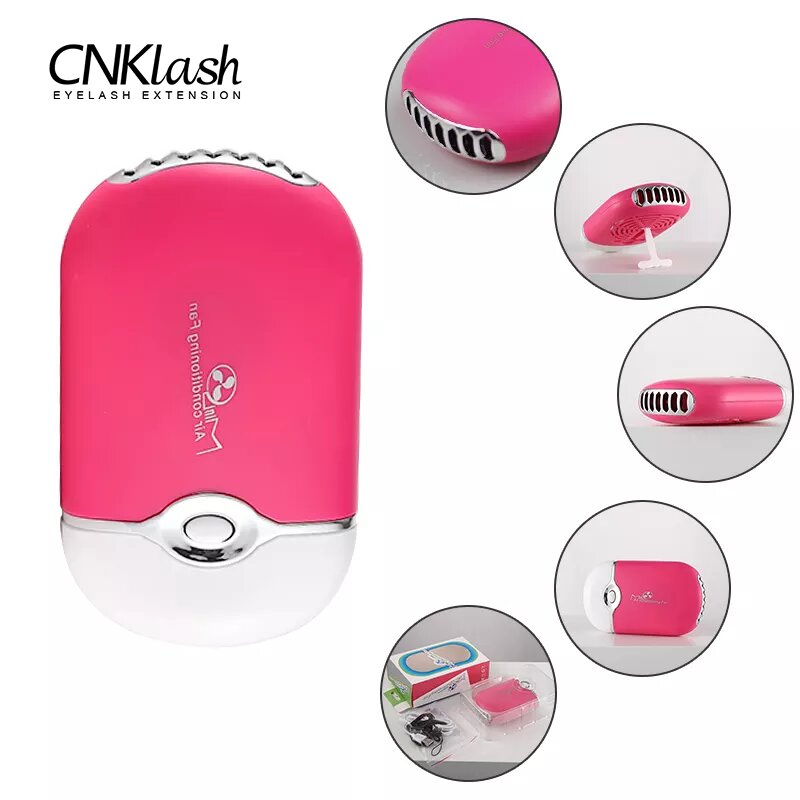 USB Mini Eyelashes Fan Graftin - Eyelash Extension Glasses recension och pris