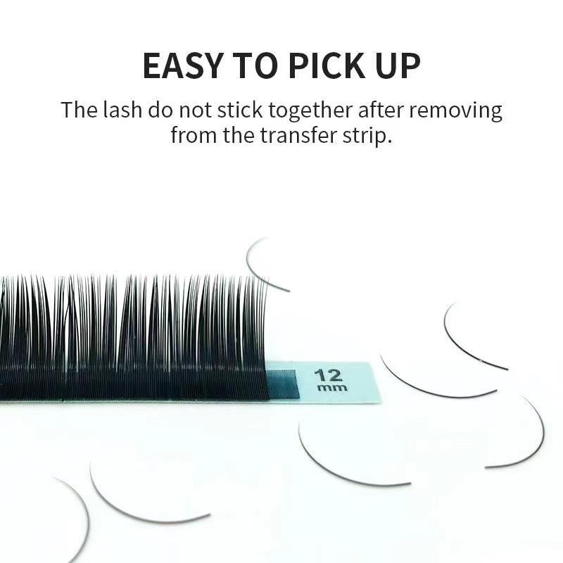 NATUHANA Korea PBT 16Rows B C  - Eyelash Extension Korea Natural recension och pris
