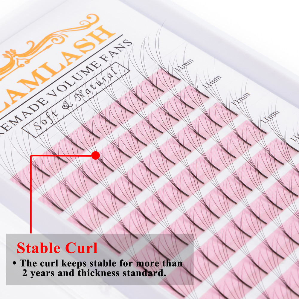 GLAMLASH 2D-6D premade volume  - Eyelash Extension Korea Natural recension och pris