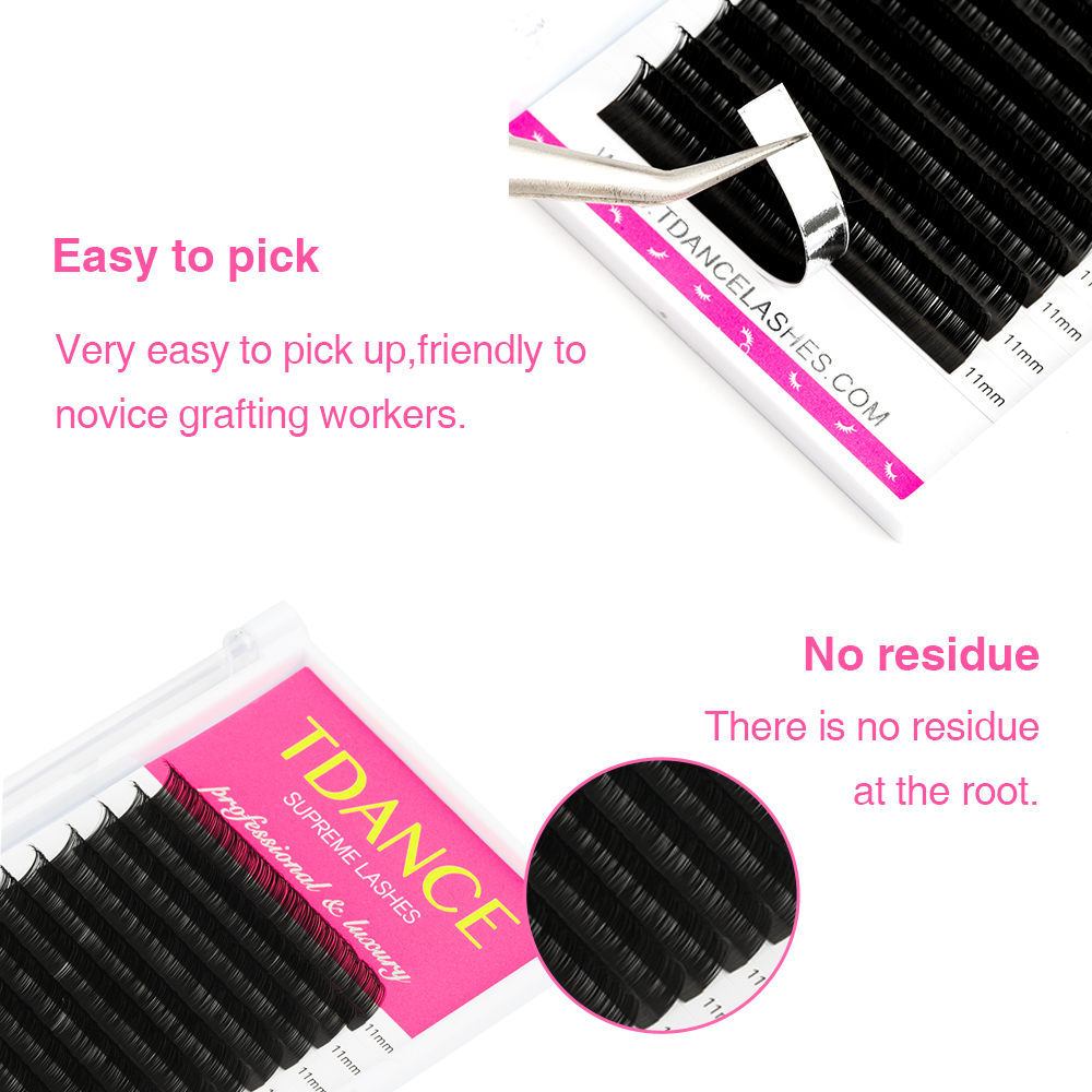 TDANCE Eyelash Extension 16Row - Eyelash Extension Korea Natural recension och pris