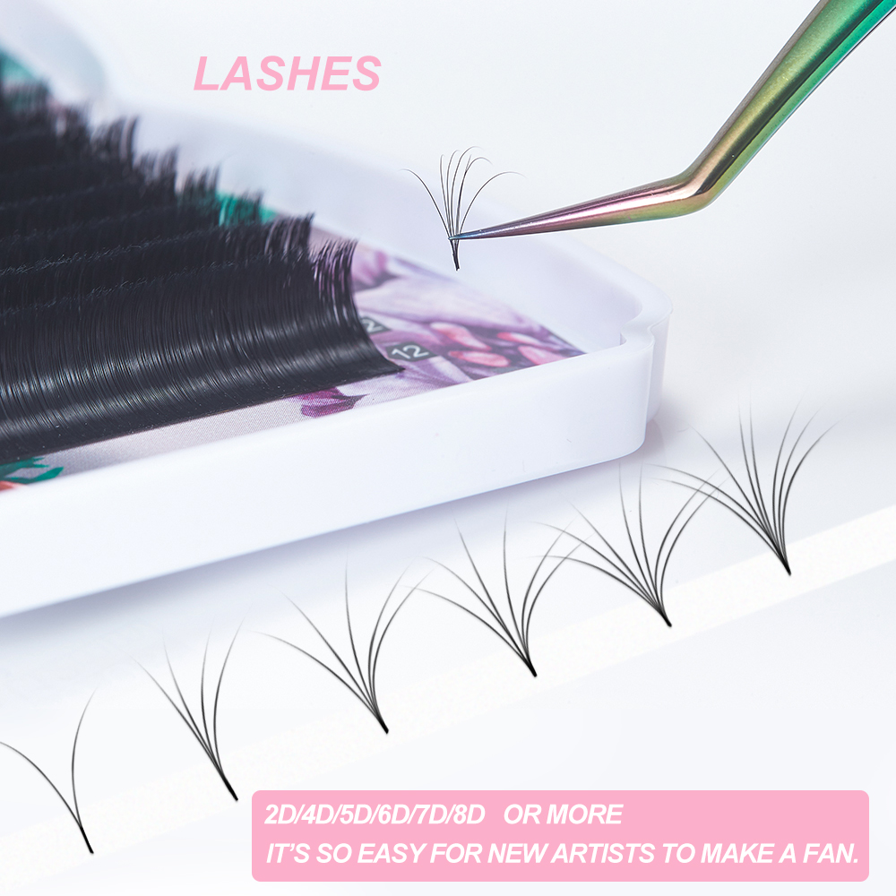 Yelix Standard Easy Fan Lashes - Eyelash Extension Yelix recension och pris