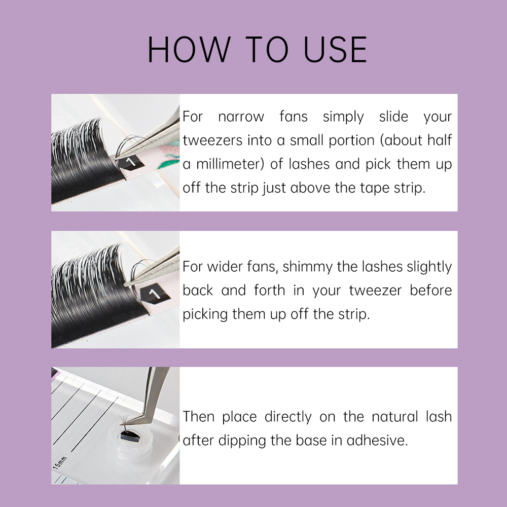 Yelix Standard Easy Fan Lashes - Eyelash Extension Yelix recension och pris