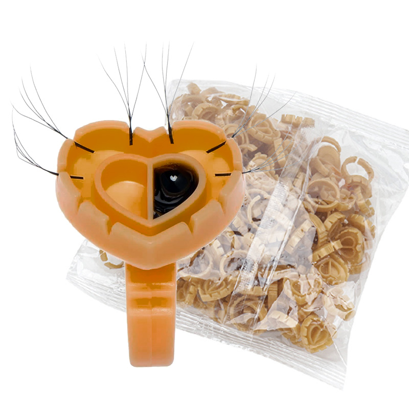 500PCS Glue Rings for Lash Ext - Eyelash Extension Guide recension och pris
