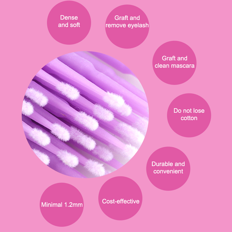 50/100PCS Disposable Micro Bru - Micro Brush Applicator recension och pris
