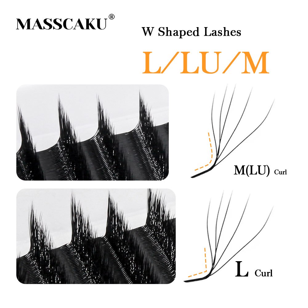 MASSCAKU L LU M Curl YY/W Shap - Eyelash Extension Yelix recension och pris
