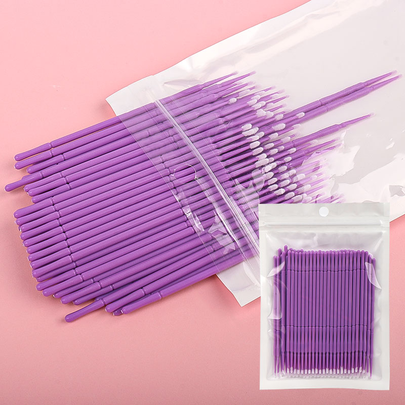 100PCS/Bag Bamboo Eyelash Exte - Micro Brush Applicator recension och pris