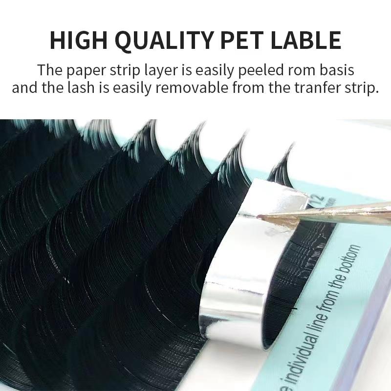 NATUHANA 16Rows C CC D DD Natu - Eyelash Extension Korea Natural recension och pris