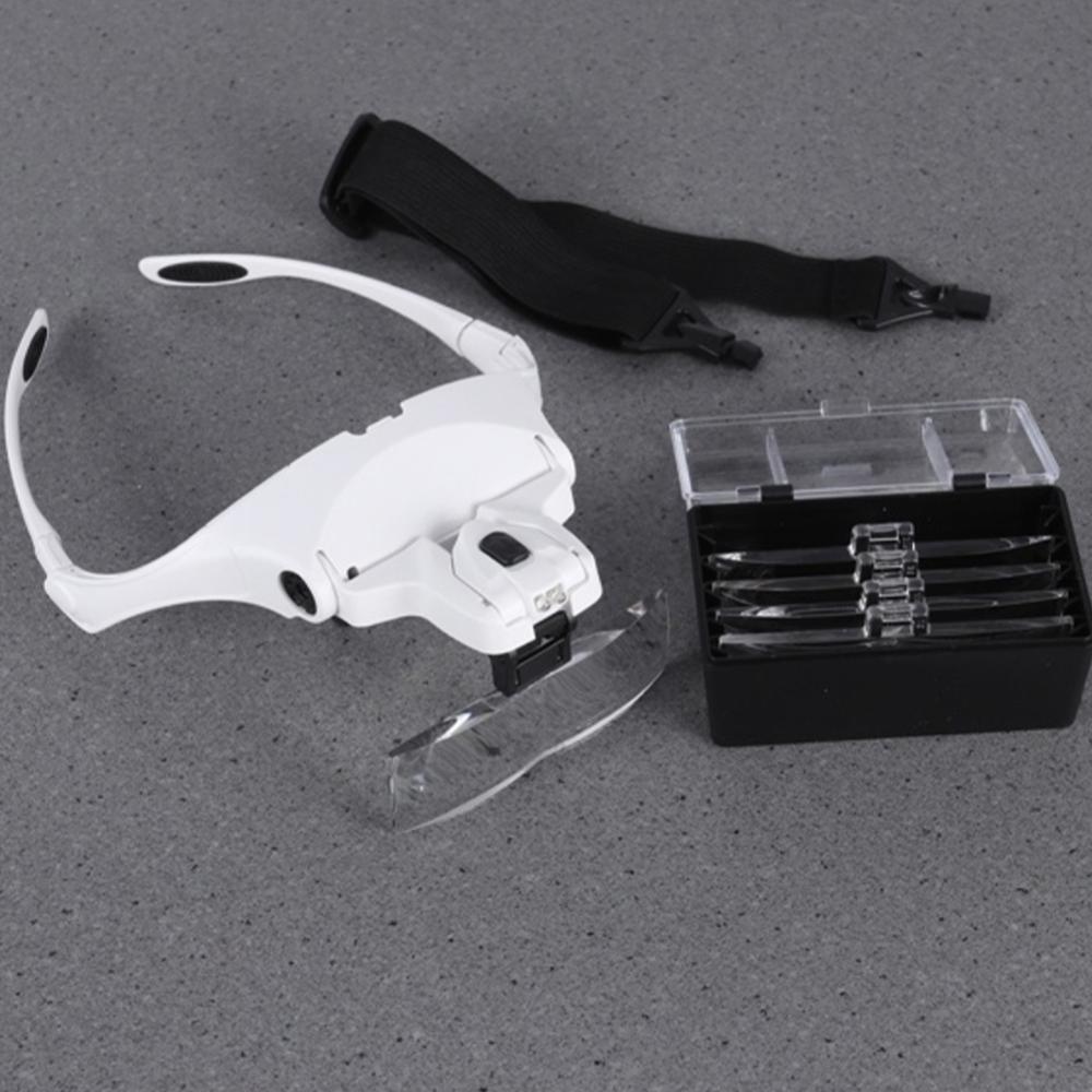5 Lens Adjustable Magnifier Ey - Eyelash Extension Glasses recension och pris