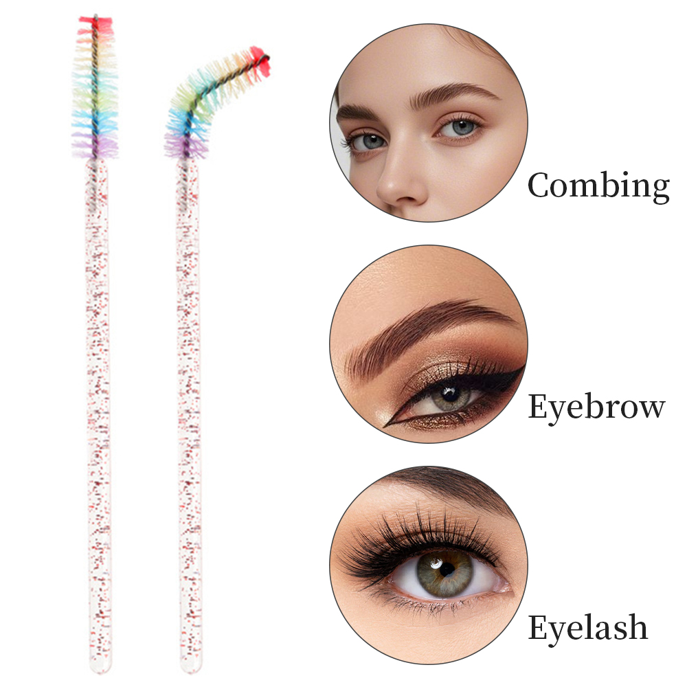 50PCS Rainbow Crystal Eyelash  - Eyelash Extension Glasses recension och pris