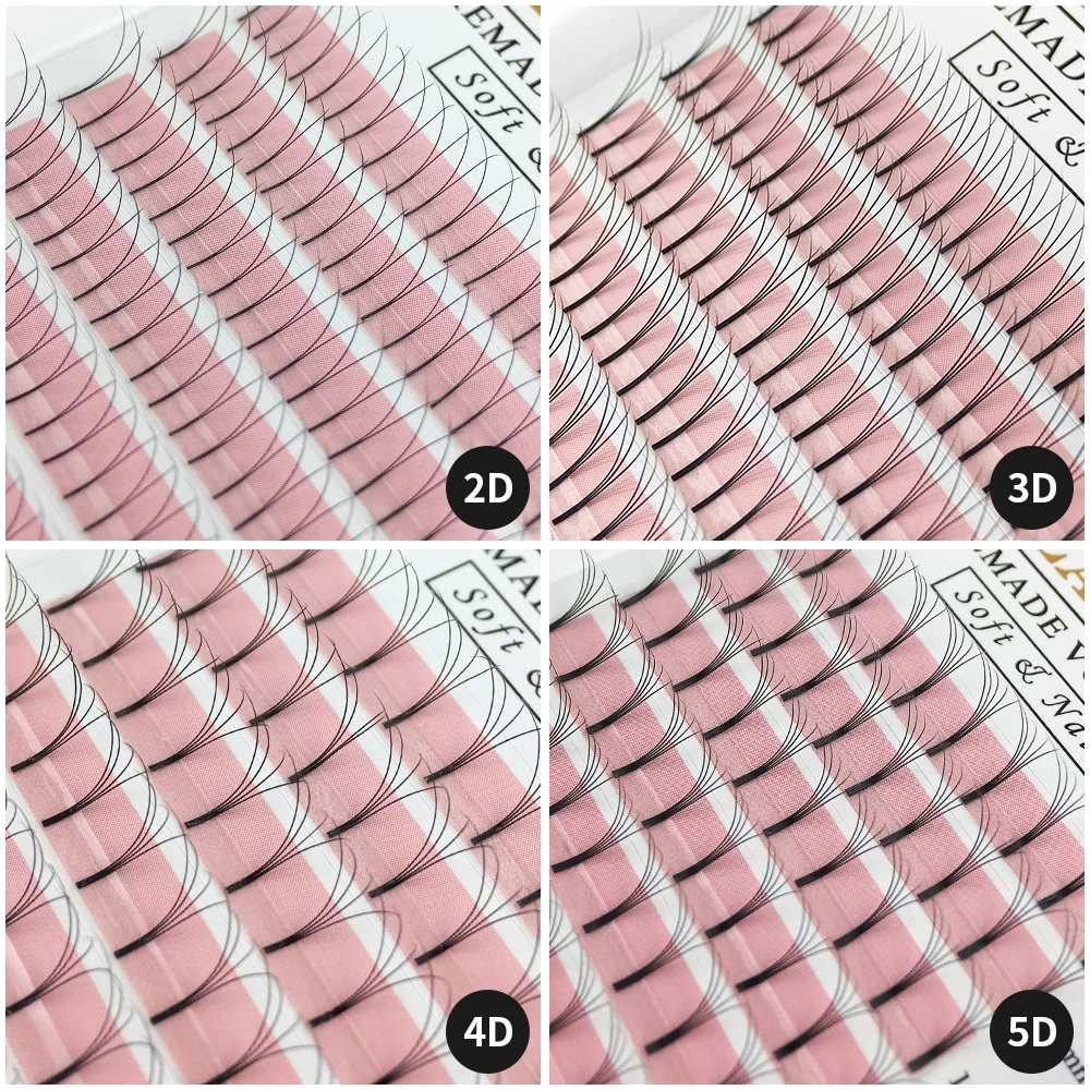 GLAMLASH 2D-6D premade volume  - Eyelash Extension Korea Natural recension och pris