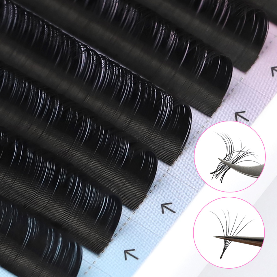 RUJADE 10 Trays/lot Wholesale  - Eyelash Extension Korea Natural recension och pris