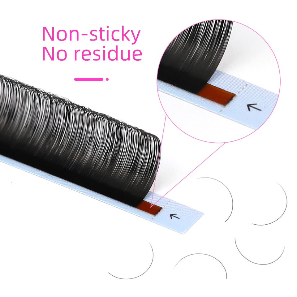 RUJADE 10 Trays/lot Wholesale  - Eyelash Extension Korea Natural recension och pris