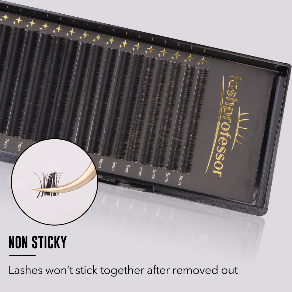 Lashprofessor Faux Mink Black  - Eyelash Extension Korea Natural recension och pris