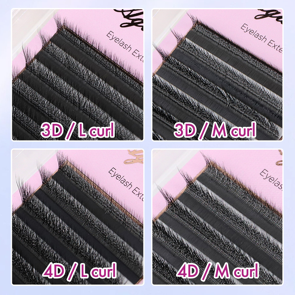 AGUUD L M W Shape Lashes 3D Cl - Eyelash Extension Yelix recension och pris