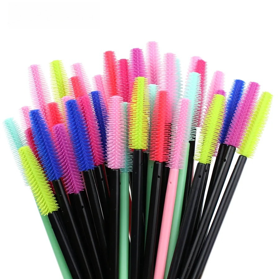 50pcs Silicone Mascara Wands A - Micro Brush Applicator recension och pris